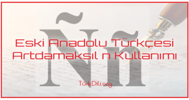 Eski Anadolu Türkçesinde Artdamaksıl n (ñ) Kullanımı